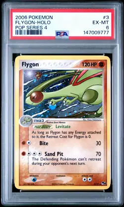 2006 POKEMON POP SERIES 4 #3 FLYGON-HOLO PSA 6 - Image 1