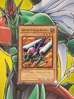 Yu-Gi-Oh! Ground Attacker Bugroth MRD-022 1st Edition NM - Image 1