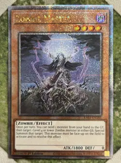 YuGiOh ZOMBIE MASTER Quarter Century Secret Rare RA03-EN185 - Image 2
