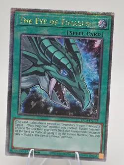 Yugioh The Eye Of Timaeus RA04-EN192 1st Edition Quarter Century Secret Rare NM - Image 1