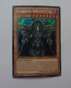 Guardian Dreadscythe DRLG-EN010 (Secret Rare, 1st Edition, Excellent / VLP) - Image 1