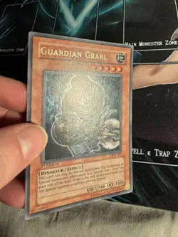 NM/LP YUGIOH GUARDIAN GRARL 1st Edition Ultra Holo DCR-007 - Image 1