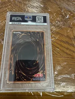 Yugioh Crystal Wing Synchro Dragon PSA 9 Japanese Ghost Rare - Image 2