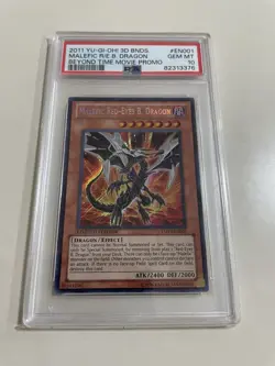 Yugioh YMP1-EN001 Malefic Red Eyes Black Dragon PSA 10 - Image 1