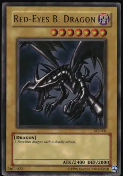 Yu-Gi-Oh! - Red-Eyes Black Dragon 2003 SDJ-001 Ultra Rare Unlimited - Image 1