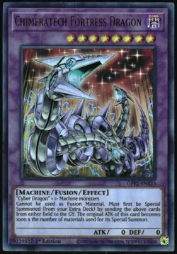 Yu-Gi-Oh! - Chimeratech Fortress Dragon 2022 GFP2-EN123 Ultra Rare 1st Edition - Image 1