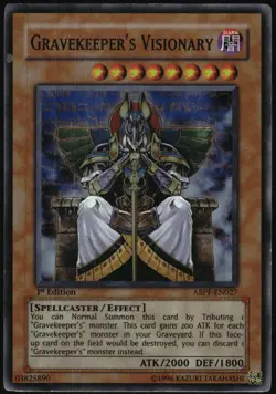 Yu-Gi-Oh! Absolute Powerforce Gravekeepers Visionary 2010 ABPF-EN027 - Image 1