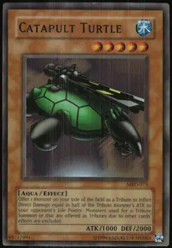 Yu-Gi-Oh! - Metal Raiders Catapult Turtle 2002 MRD-075 Unlimited - Image 1