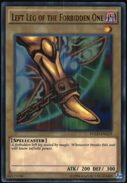 Yu-Gi-Oh! - Yugi's Legendary Decks Left Leg of the Forbidden One 2015 YGLD-ENA19 - Image 1