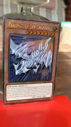 Blue-Eyes Jet Dragon RA02-EN017 Quarter Century Secret Rare 1st Edition Yugioh - Image 2