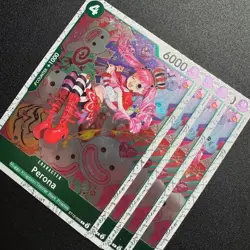 4x Perona ST12-005 C Pirate Foil PRB-02 - One Piece TCG English Playset NM - Image 2
