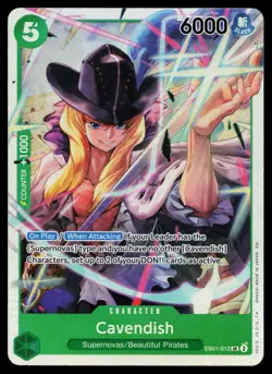 Cavendish PRB-02 EB01-012 Super Rare The Best Vol 2 One Piece Near Mint Card NM - Image 1