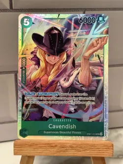 One Piece TCG The Best Vol. 2 PRB-02 Cavendish SR (Reprint) EB01-012 - NM Eng - Image 1