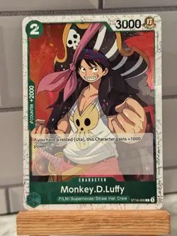 Monkey.D.Luffy ST16-005 Pirate Foil The Best Vol 2 One Piece PRB-02 NM - Image 1
