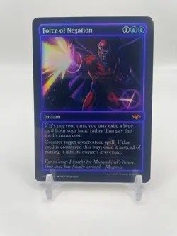 Force of Negation FOIL MAGNETO Playtest Card for EDH / COMMANDER MTG MAGIC - Image 2