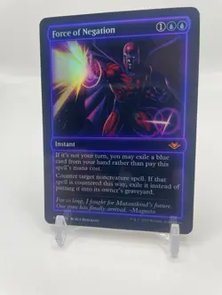 Force of Negation FOIL MAGNETO Playtest Card for EDH / COMMANDER MTG MAGIC - Image 3