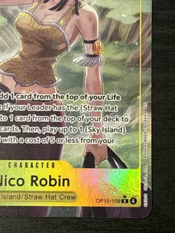 One Piece OP15-109 R Alt Art Nico Robin Adventure on KAMI's Island ENGLISH OP15 - Image 4