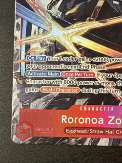 One Piece Roronoa Zoro Alt Art SR Adventure On Kami's Island Eb-04 Op-15 - Image 5