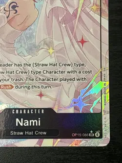 One Piece Eng OP15-086 Nami Alt Art Parallel Adventure on Kamis Island Wedding - Image 4