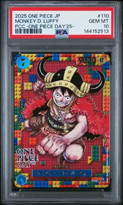 2025 ONE PIECE JPN PREMIUM COLLECTION ONE PIECE DAY'25 MONKEY D. LUFFY PSA 10 - Image 1