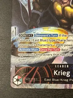 ONE PIECE ENGLISH Krieg (Alt Art Leader) OP15-001 Adventure on KAMI's Island - Image 5