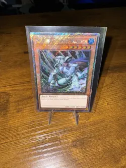 Yugioh RA03 Quarter Century Stampede Platinum Secret Rare Mobius The Monarch NM - Image 1