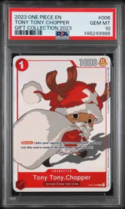 2023 ONE PIECE GIFT COLLECTION 2023 #006 TONY TONY CHOPPER PSA 10 - Image 3