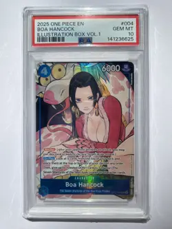 Boa Hancock Illustration Box Vol.1 ST17-004 PSA 10 One Piece English - Image 1