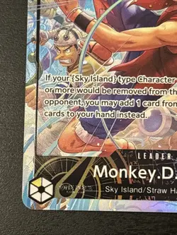 One Piece Monkey D. Luffy Alt Art OP15-098 L Adventure on KAMI's Island English - Image 5