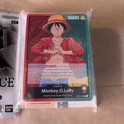 One Piece Welcome Kit Monkey D. Luffy OP01-003 Demo Deck Sealed W Booster Sealed - Image 2