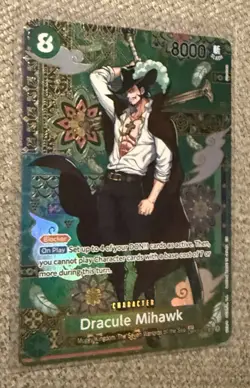 2026 One Piece OP14/EB04 Dracule Mihawk SP Alt Art OP12-030 SR Azure Sea’s Seven - Image 4