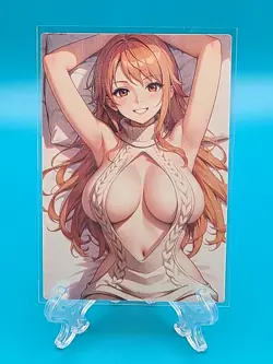 Nami One Piece - ACG Anime Girl Doujin Waifu DIY Card - Image 1