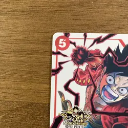 One Piece Monkey D. Luffy - ST01-012 3rd Anniversary Tournament 3 Brothers Pack - Image 4