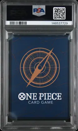 2024 ONE PIECE JPN OP10-ROYAL BLOOD MANGA ALTERNATE ART TRAFALGAR LAW PSA 10 - Image 2