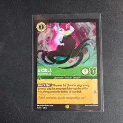 Ursula Deceiver of All • 91/204 Into the Inklands Disney Lorcana TCG L68 - Image 1