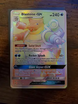 Blastoise GX 35/214 Unbroken Bonds Holo Card Pokemon TCG LP - Image 1