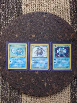 Poliwrath 013/102 Holo, Rare, Base set, Unlimited, Pokemon Card + 2 Cards - Image 1