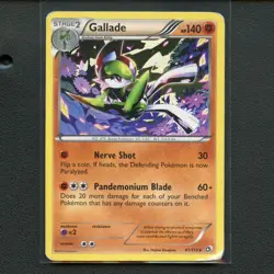 Pokemon TCG Gallade 81/113 BW Legendary Treasures Regular Rare Card EN-HP 2013 - Image 1