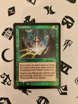 Land Grant - FOIL *MERCADIAN MASQUES* LIGHTLY PLAYED *1999* COMMON *MAGIC* MTG - Image 1