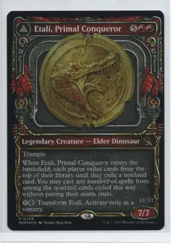 MAGIC THE GATHERING MARCH OF THE MACHINE SHOWCASE FOIL ETALI PRIMAL CONQUERER - Image 1