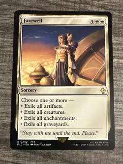 Farewell x1 - Commander: FINAL FANTASY - NM-Mint, English - Commander: FINAL FAN - Image 1