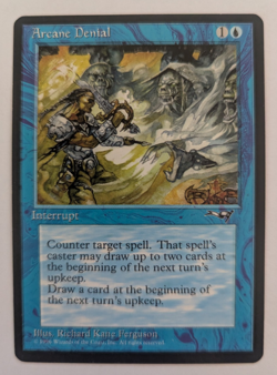 Magic Mtg Alliances Arcane Denial (Sword) near mint - Image 1
