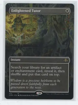 MAGIC THE GATHERING MTG DOMINARIA REMASTERED BORDEERLESS RARE ENLIGHTENED TUTOR - Image 1