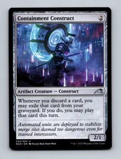 Containment Construct Kamigawa: Neon Dynasty Non-Foil MTG NM - Image 1