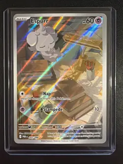 Espurr 095/088 – Perfect Order Illustration Rare Holo Pokemon Card NM/M - Image 1