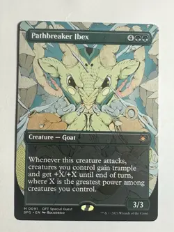 MTG Pathbreaker Ibex - Borderless, NM-Mint, English Special Guests - Image 1