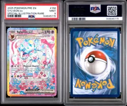 Pokemon TCG Sylveon EX 156/131 SIR Prismatic Evolutions PSA 9 - Image 3
