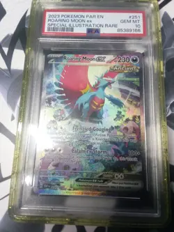 Pokemon Roaring Moon ex 251/182 SV04: Paradox Rift Holo PSA 10 - Image 1