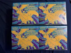 Pokemon TCG - Ascended Heroes ETB Elite Trainer Box LOT OF FOUR— NEW & SEALED - Image 1
