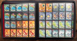 Vintage Pokemon Card Binder Collection Lot TOPPS Chrome - Image 1
